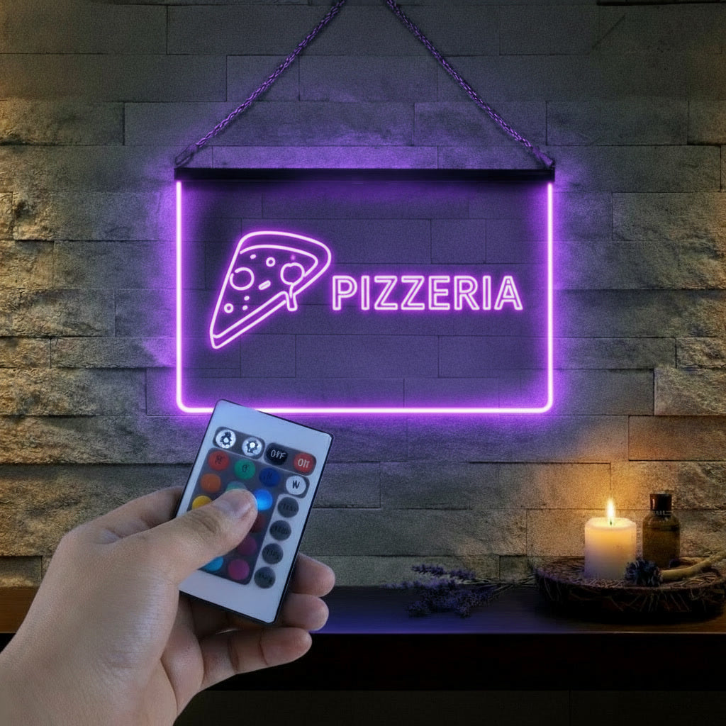 Enseigne Lumineuse Signalétique Pizzeria