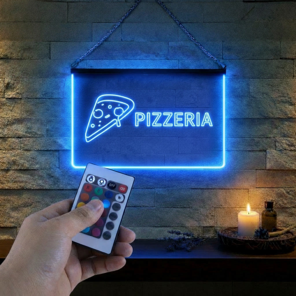 Enseigne Lumineuse Signalétique Pizzeria
