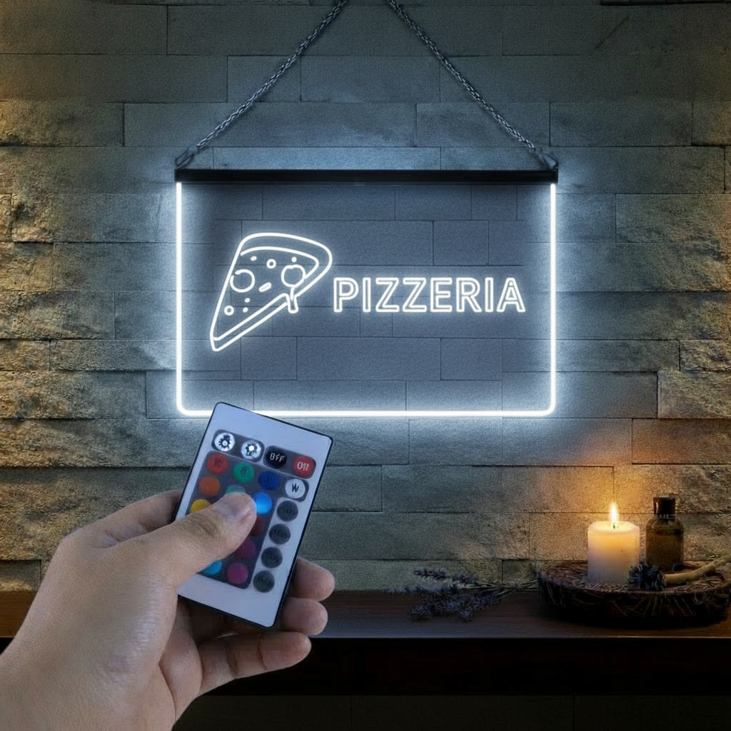 Enseigne Lumineuse Signalétique Pizzeria