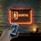 Enseigne Lumineuse Signalétique Sortie