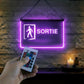 Enseigne Lumineuse Signalétique Sortie