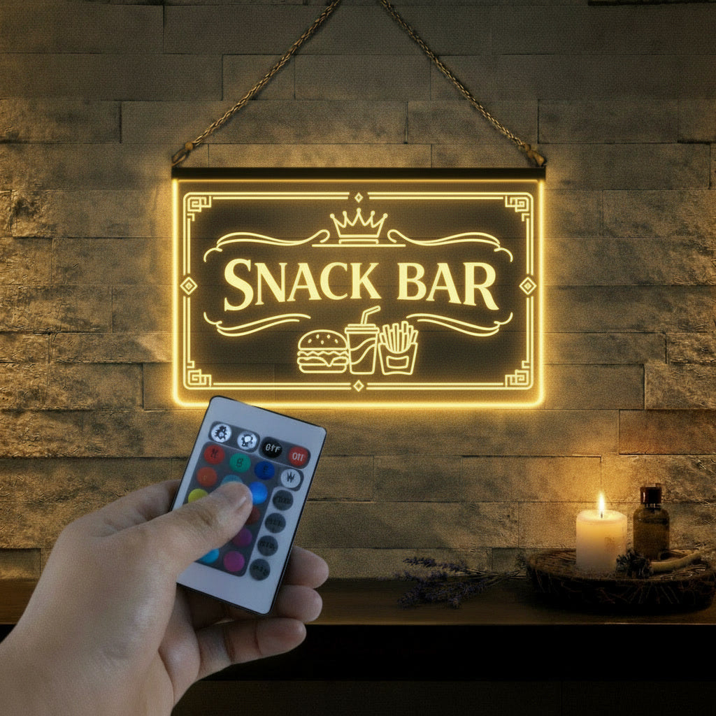 Enseigne LED Snack Bar