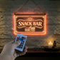Enseigne LED Snack Bar