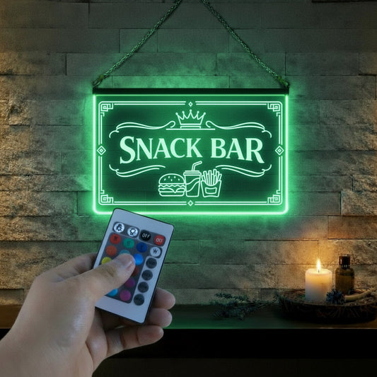Enseigne LED Snack Bar