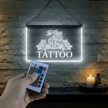 Enseigne Lumineuse Métier Tattoo