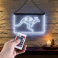 Enseigne Lumineuse Tribale Kangourou