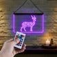 Enseigne Lumineuse Tribale Gazelle