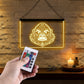 Enseigne Lumineuse Tribale Gorille