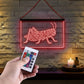 Enseigne Lumineuse Tribale Sauterelle