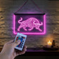 Enseigne Lumineuse Tribale Taureau