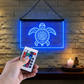 Enseigne Lumineuse Tribale Tortue