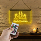 Enseigne Lumineuse Ville Barcelona