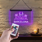 Enseigne Lumineuse Ville Barcelona