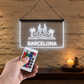 Enseigne Lumineuse Ville Barcelona