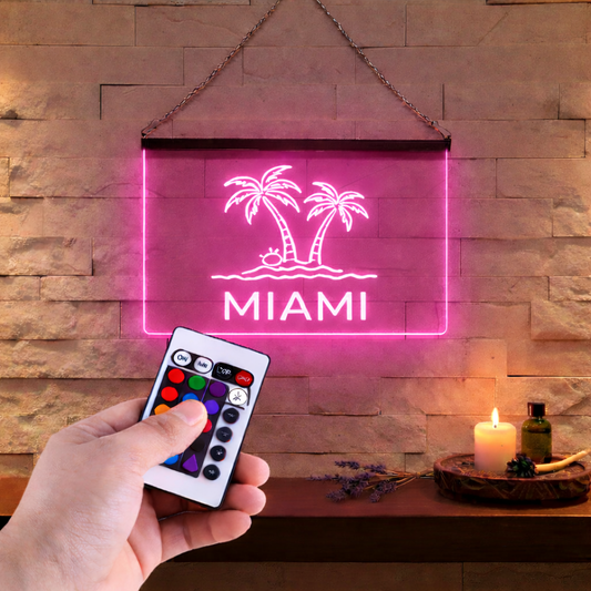 Enseigne Lumineuse Ville Miami