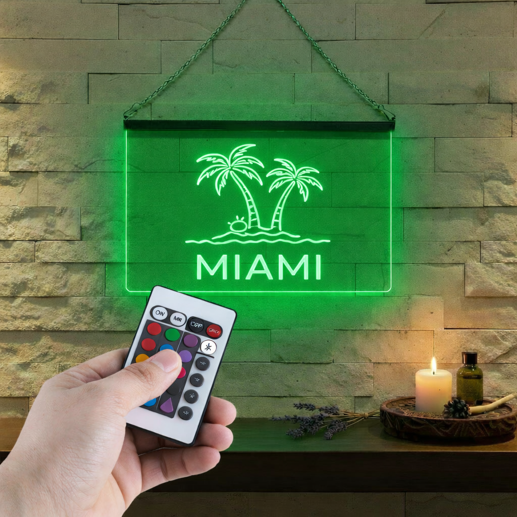 Enseigne Lumineuse Ville Miami