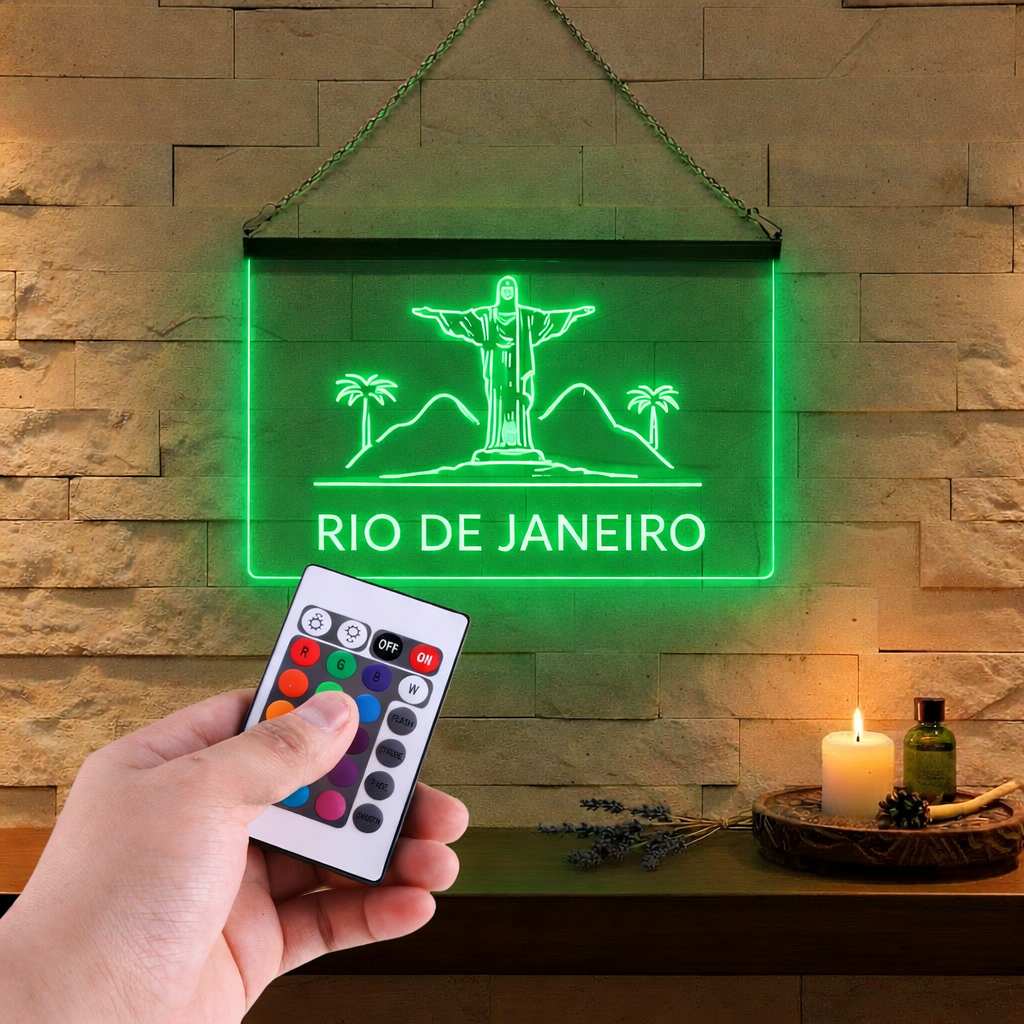 Enseigne Lumineuse Ville Rio De Janeiro