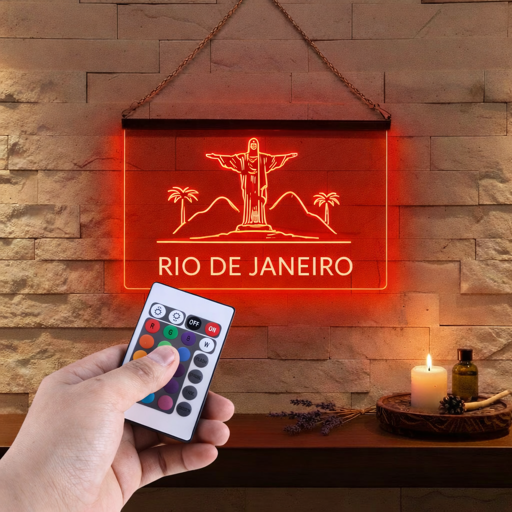 Enseigne Lumineuse Ville Rio De Janeiro