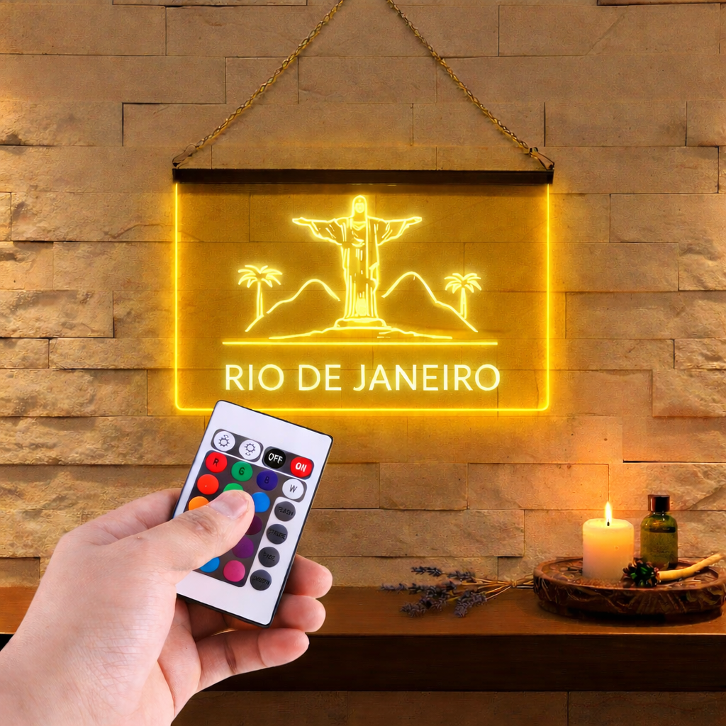 Enseigne Lumineuse Ville Rio De Janeiro