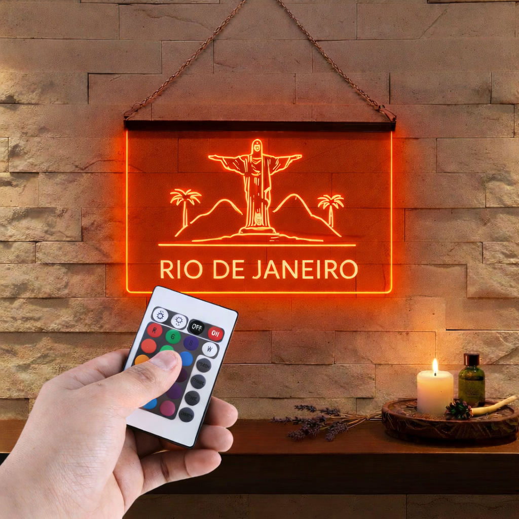 Enseigne Lumineuse Ville Rio De Janeiro