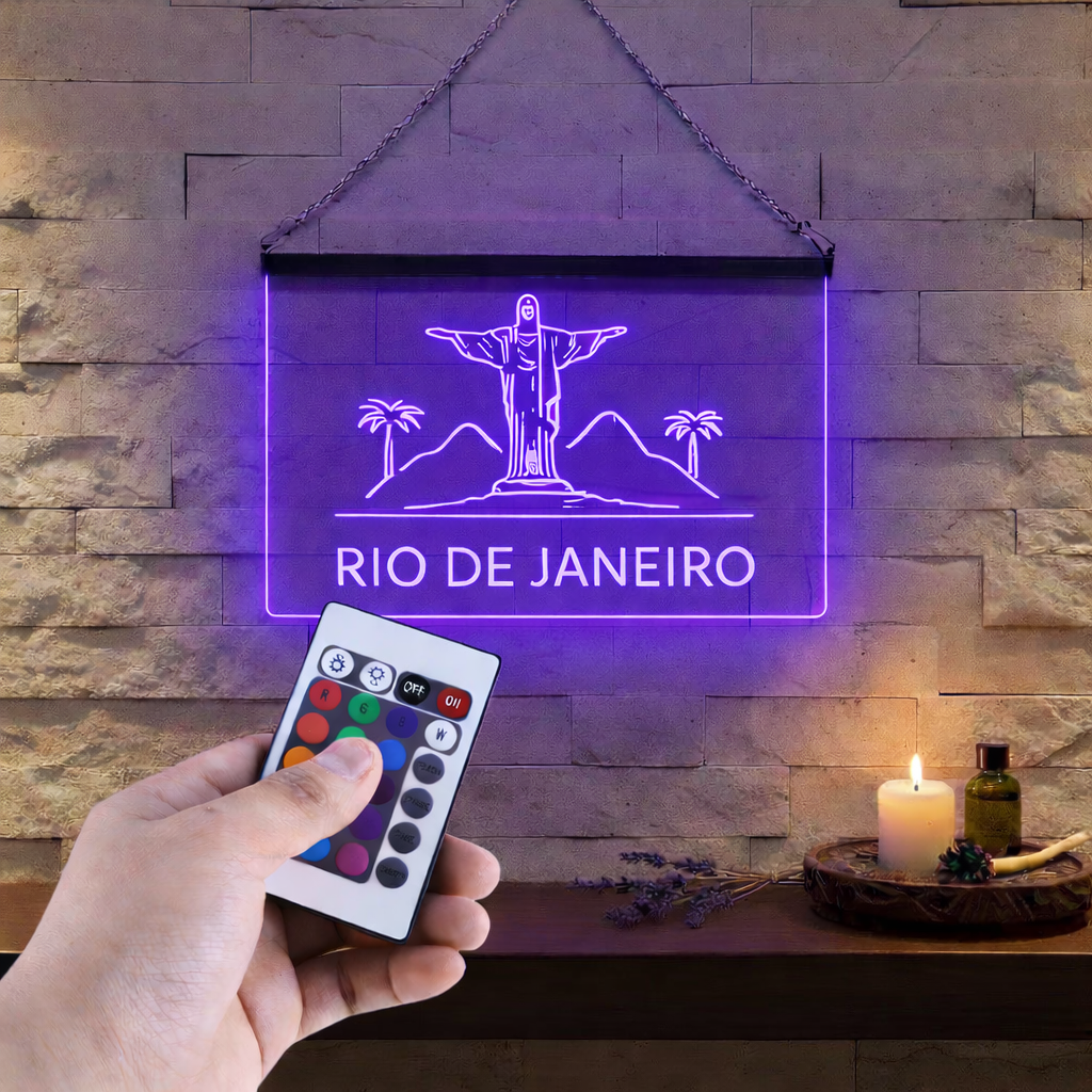Enseigne Lumineuse Ville Rio De Janeiro