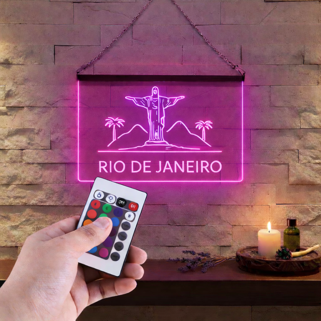 Enseigne Lumineuse Ville Rio De Janeiro