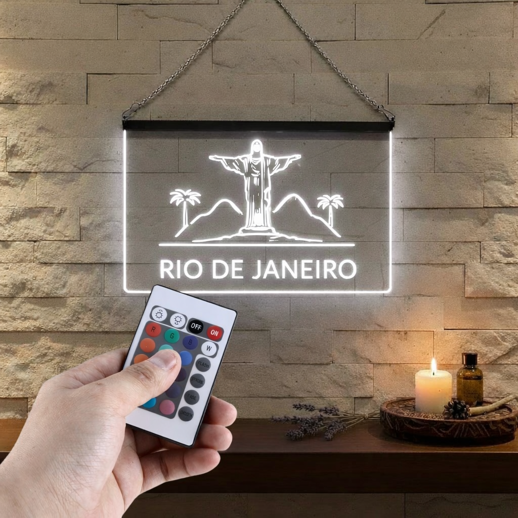 Enseigne Lumineuse Ville Rio De Janeiro