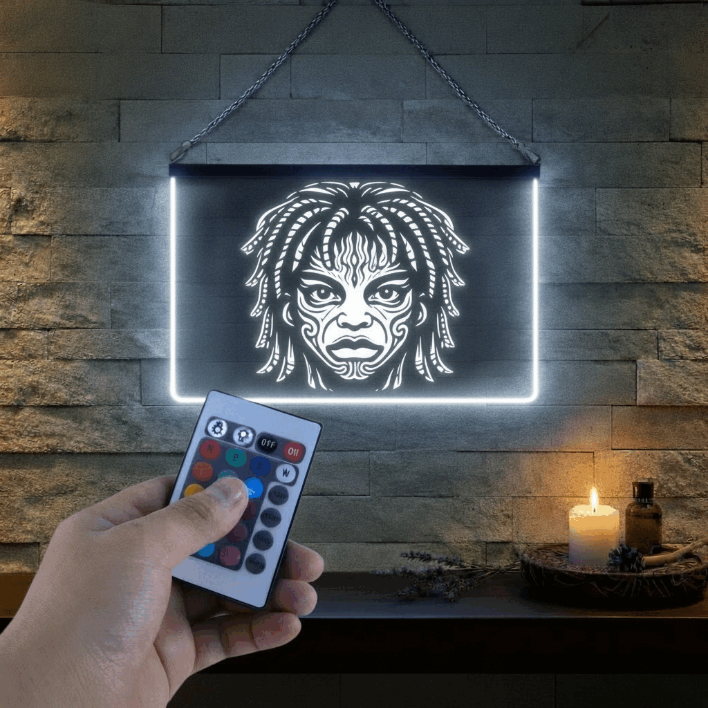 Enseigne Lumineuse Visage