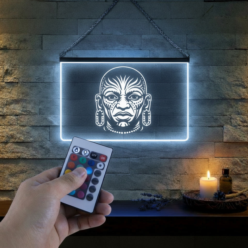 Enseigne Lumineuse Visage