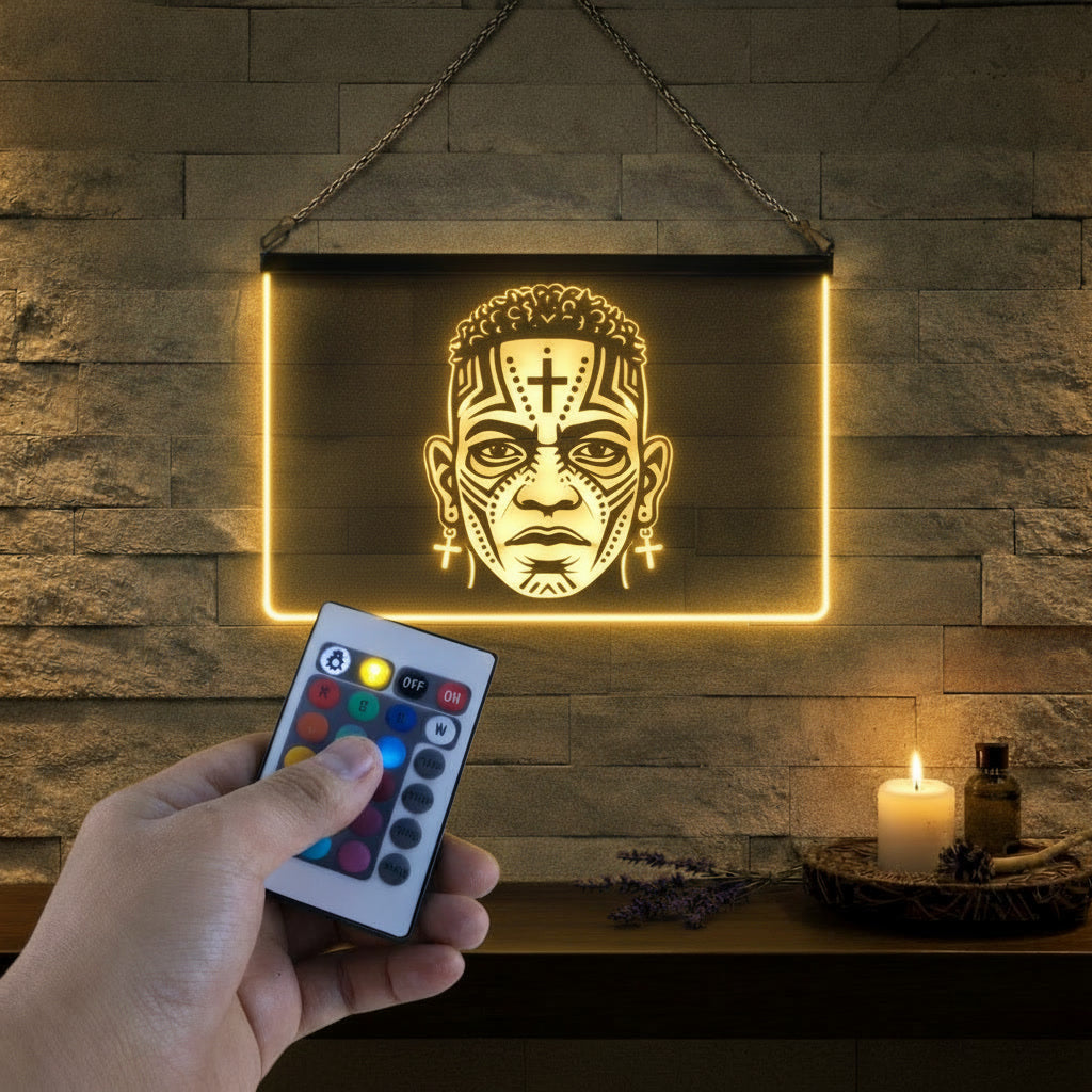 Enseigne Lumineuse Visage
