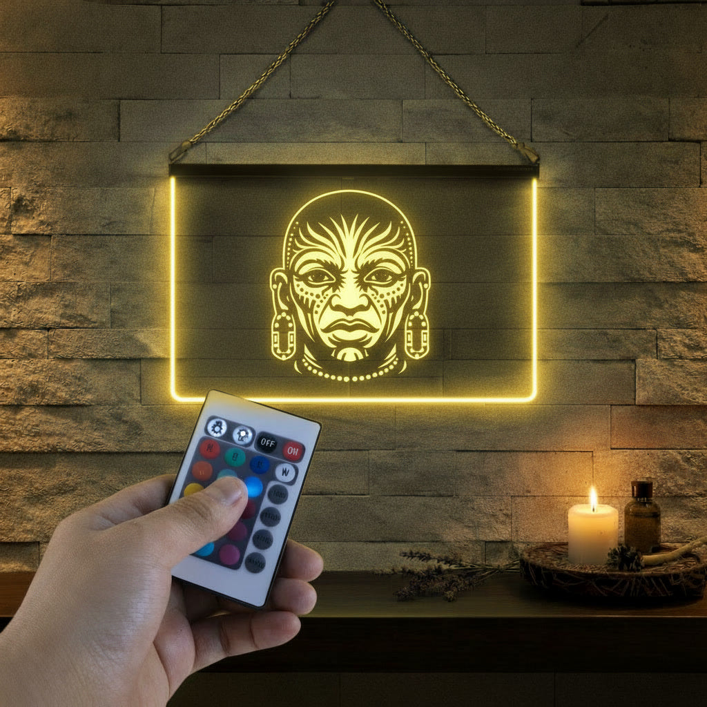 Enseigne Lumineuse Visage