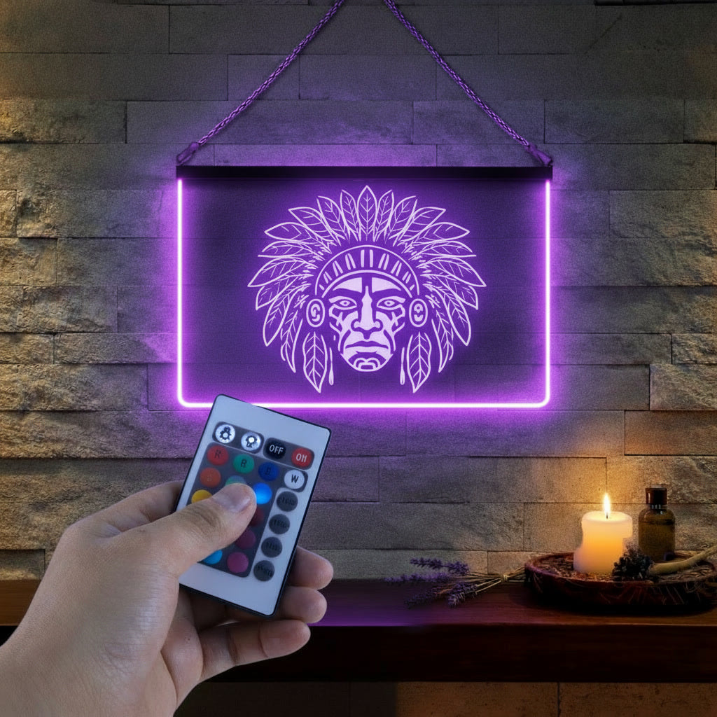 Enseigne Lumineuse Visage