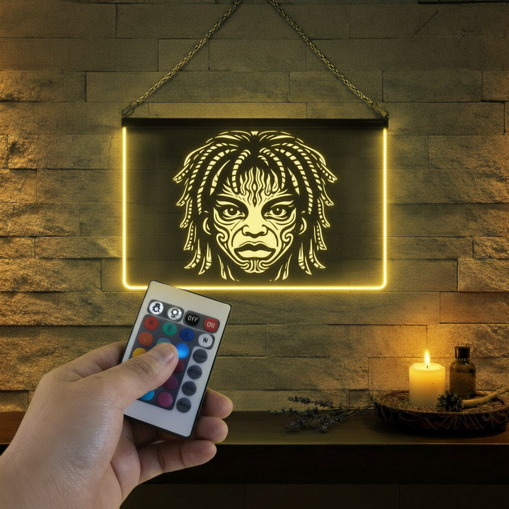 Enseigne Lumineuse Visage