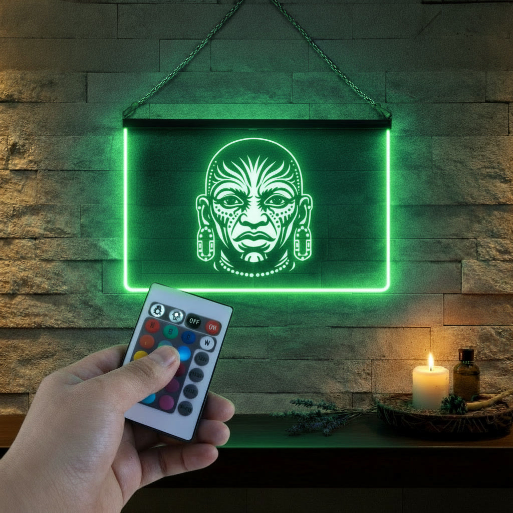 Enseigne Lumineuse Visage