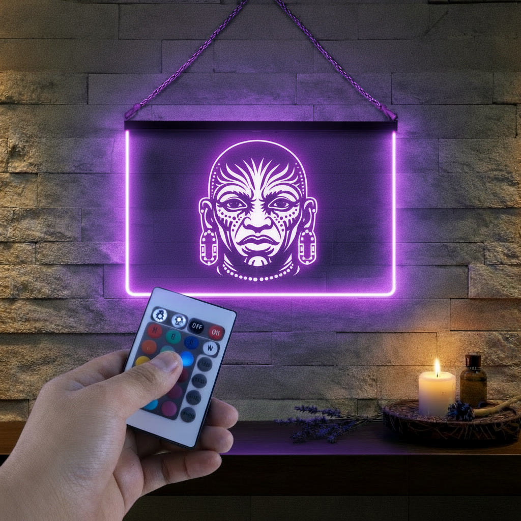 Enseigne Lumineuse Visage