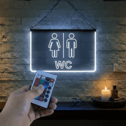 Enseigne Lumineuse Signalétique WC