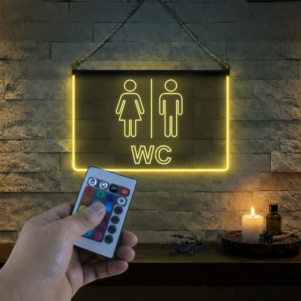 Enseigne Lumineuse Signalétique WC