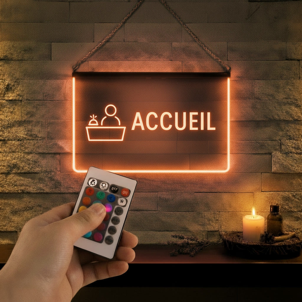 Enseigne Lumineuse Signalétique Accueil