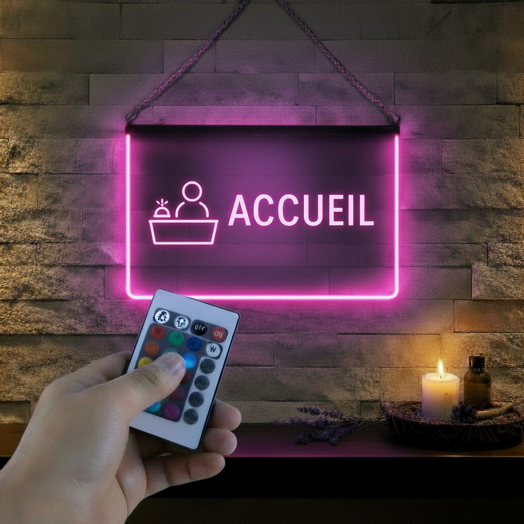 Enseigne Lumineuse Signalétique Accueil
