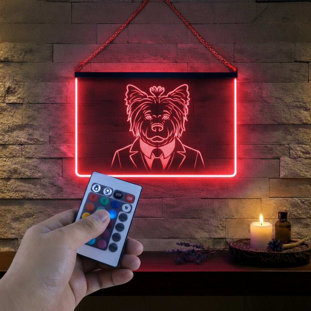 Enseigne Lumineuse Animal Yorkshire