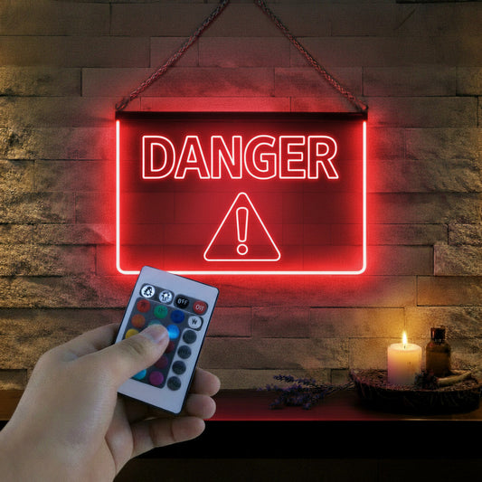 Enseigne Lumineuse Signalétique Danger
