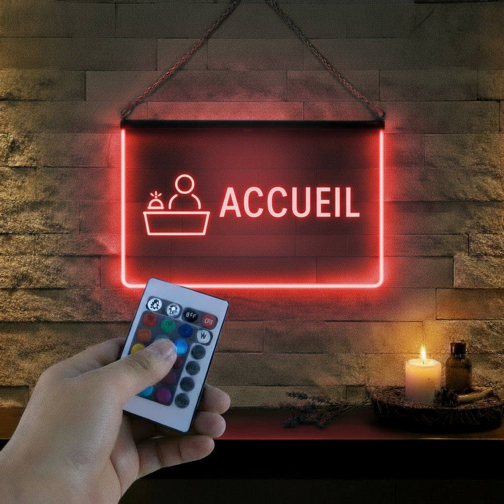 Enseigne Lumineuse Signalétique Accueil