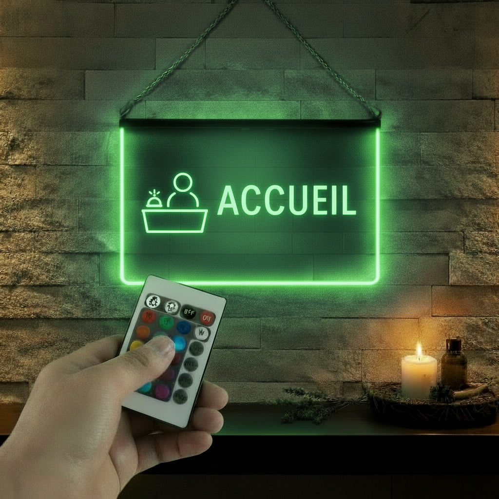 Enseigne Lumineuse Signalétique Accueil