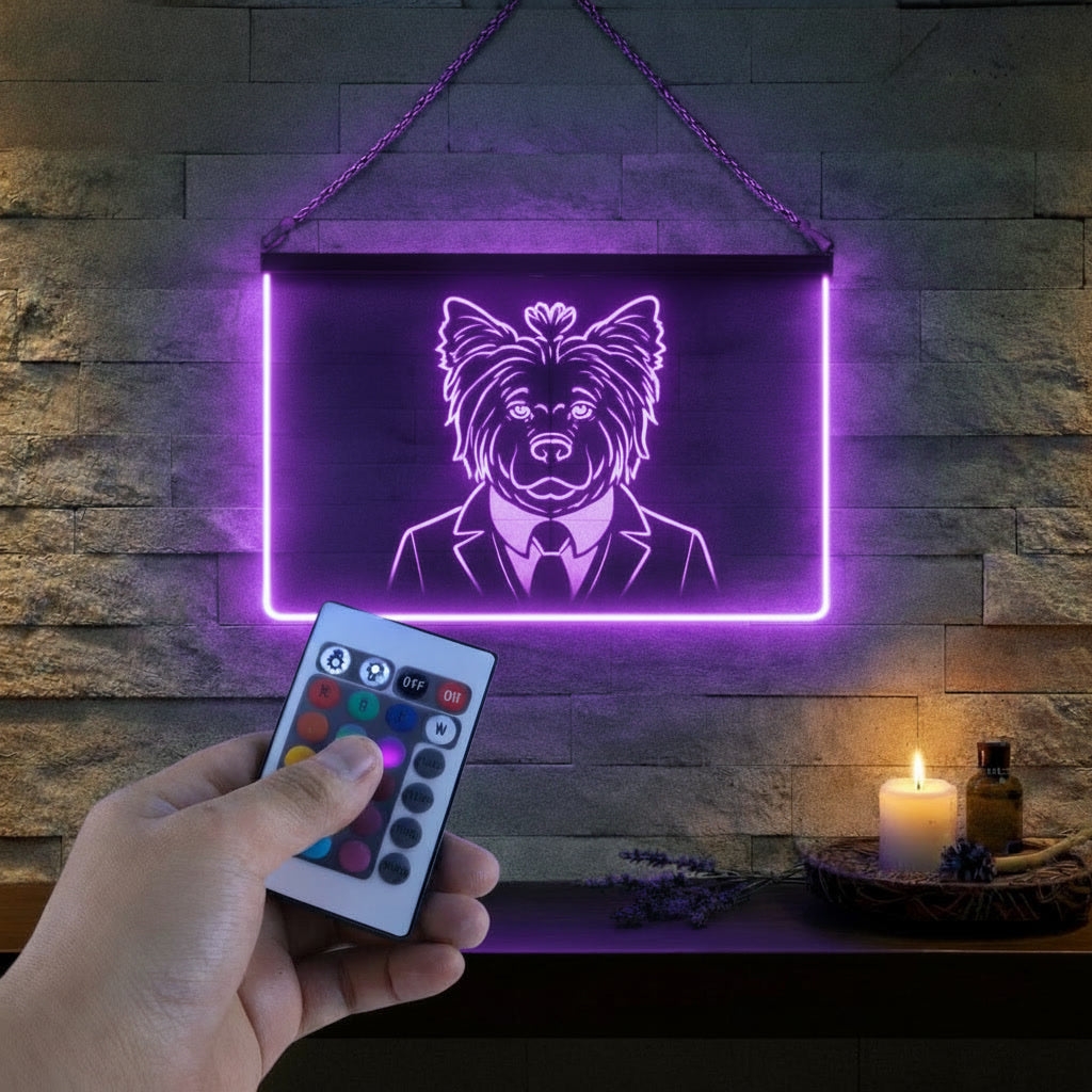 Enseigne Lumineuse Animal Yorkshire