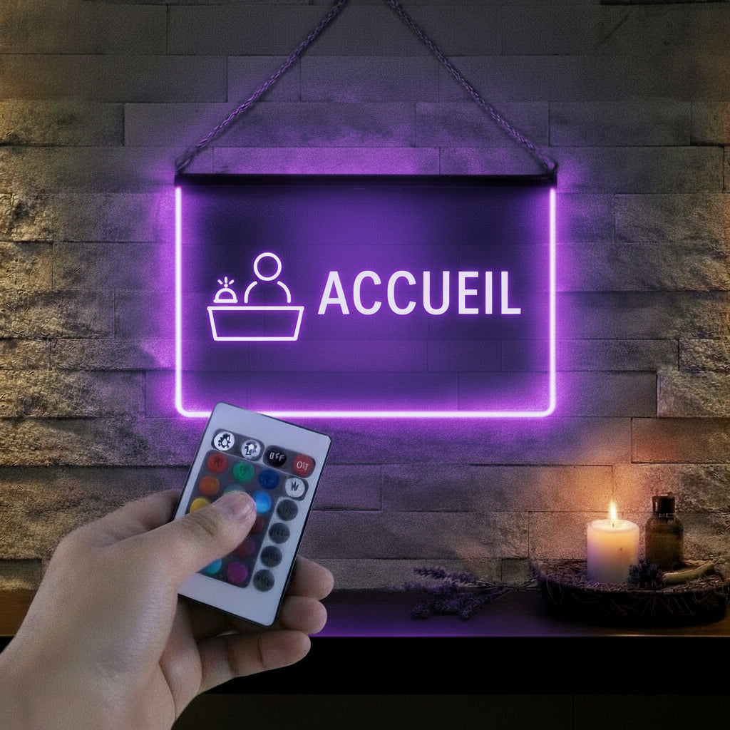 Enseigne Lumineuse Signalétique Accueil