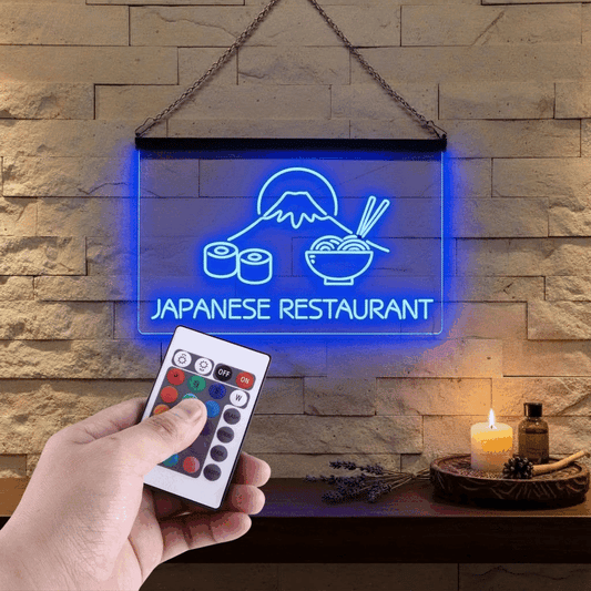 Enseigne Lumineuse Restaurant Japonais 60 x 40 cm