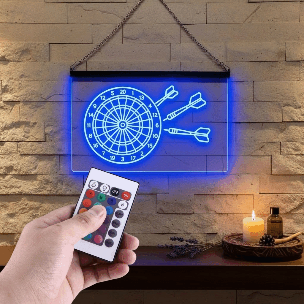 Enseigne Lumineuse Flechette Décoration Lumineuse